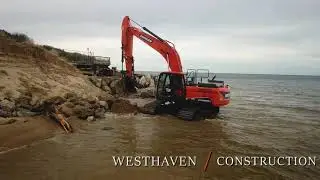Lake Michigan Shoreline Restoration - Carleton Equipment
