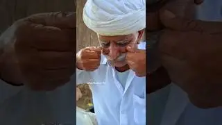 Rajasthani people eat traditional food #shortvideo #trendingshorts