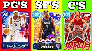 TOP 5 BEST CARDS AT EACH POSITION IN NBA 2K26 MYTEAM!