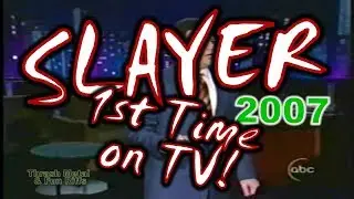 Slayer 1st national TV show! Eyes of the Insane Jimmy Kimmel 2007