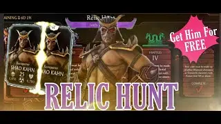 MK MOBILE : RELIC HUNT 2021 | Get SHAO KHAN for free | All boss fight