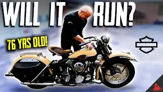 Will It RUN?! 76 YEAR OLD Harley-Davidson!