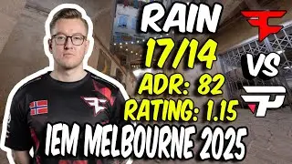 CS2 POV FaZe rain (17/14) vs paiN (Inferno) @ IEM Melbourne 2025