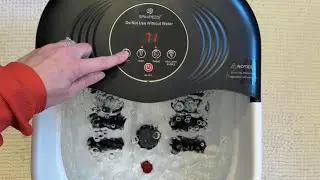 Collapsible Foot Spa Review: Spa Experience at Home! 💦 Heat, Bubbles & Massage