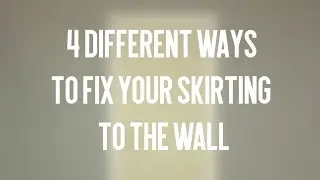 Как прикрепить плинтус к стене | Обучающие материалы от Skirting World