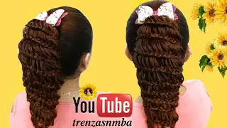 HERMOSO PEINADO EN TRENZA CARRUSEL |PEINADOS PARA NI&Ntilde;AS F&Aacute;CILES | TRENZAS NMBA