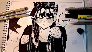 SPEED MANGA ART KOMI-SAN (KOMI CAN'T COMMUNICATE, KOMI-SAN WA COMYUSHOU DESU)