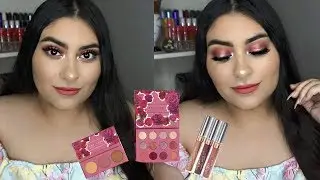 First Impressions Makeup Tutorial | Colourpop x Karruche Fem Rosa Collection