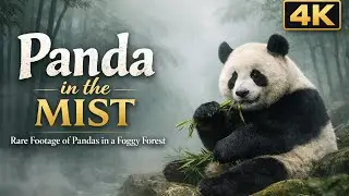 Panda in the Mist | Rare Footage of Pandas in a Foggy Forest