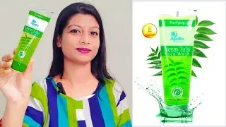Apollo Neem Tulsi Face Wash Review @ApolloFertility #apollo #youtube #skincare #facewashforoilyskin 
