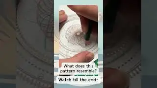 Satisfying geometric patterns Spirograph art #352