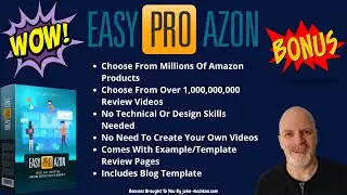 Easy Pro Azon Review + Bonuses Amazon Affiliate Review Page Software