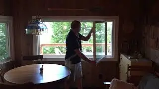 How to tilt in a vinyl tilt slider window sash for cleaning the exterior glass