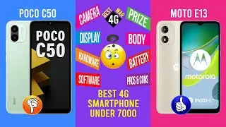 Poco C50 vs Moto e13 Best 4g SmartPhone Under 7000