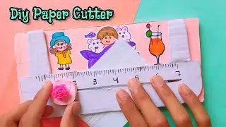 DIY Ruler Paper Cutter At Home / Handmade Ruler Cutter /Step By Step