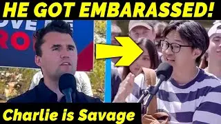 Charlie Kirk goes BEAST MODE on WOKE Liberal Student