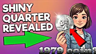 Quarter dollar coin worth big money 1979 united state of America 