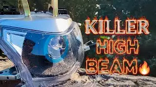 Honda Activa 6G Projector Headlight 😱 | Terminator 2 Install Inside Reflector | Best High Beam