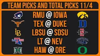 College Basketball Picks & Predictions Today 11/4/25 | NCAAB Picks Today