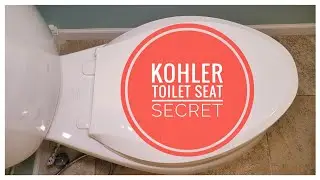 Сиденье для унитаза Kohler Hidden Secret &mdash; быстрое отсоединение без инструментов