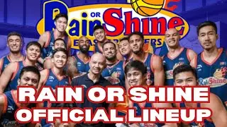 RAIN OR SHINE ELASTOPAINTERS OFFICIAL LINEUP FOR PBA 49TH SEASON GOVERNORS' CUP