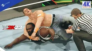 WWE 2K23 - John Cena vs. Mark Henry At MITB | Steam [4K] #wwe #johncena #markhenrey  #prowrestling