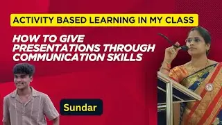 Activity based learning through Communication with Presentation Skills. #presentationskills