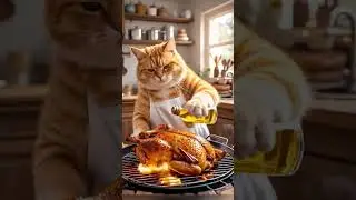 Cat from New York vs Rooster