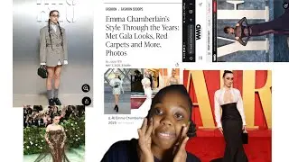 EMMA CHAMBERLAIN (THERE IS NO RULE IN FASHION )2025 FASHION WEEK