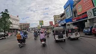 4K HDR Driving Tour, Phnom Penh City View of Cambodia