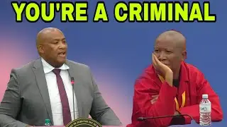 Julius Malema vs Gayton Mckenzie during SONA debate. You're a Criminal.