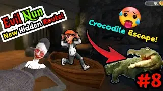 Evil Nun Almost Killed Me 💀 | Sewer Crocodile Escape Ending! Evil Nun Sewer Escape