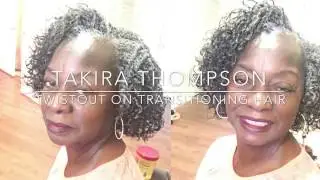 Twistout on Transitioning Hair |Ft. My Mom