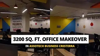 Stunning Modern Corporate Office Design by Catalyst Interio | Assotech Business Cresterra