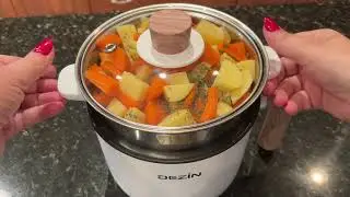 How to cook healthy food using the Dezin Electric Hot Pot #amazonfinds #healthyeating