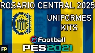 PES 2021 - Uniformes/kits Rosario Central (25) Xbox