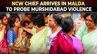 Bengal burns in riot: NCW chief arrives in Malda to probe Murshidabad violence, meet victims
