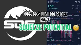 SOS Limited Stock looking to EXPLODE! 🤯🤯  Can SOS SQUEEZE? 🚀🚀