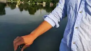 Schnelles Pontonboot mit Mittelrumpf - Testfahrt 2