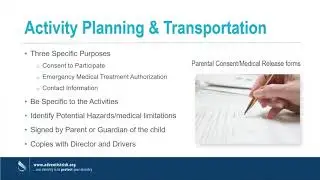 Risk Management for Pastors - Activity Planning and Transportation