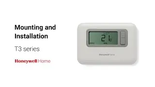 Mounting and Installing a Honeywell Home T3 Thermostat