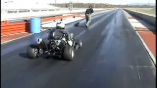 Gixxer Kart of Death - First Passes @ The Dragstrip!!