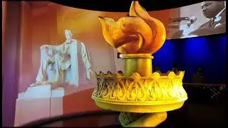 USA Pavillion Expo 2020 Dubai World Expo 2022 United Arab Emirates, Statue of Liberty, Space travel