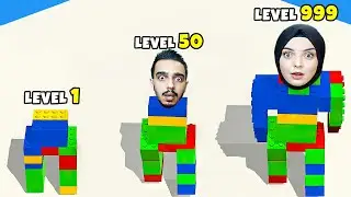 LEGO PARÇALARINI TOPLA VE EN BÜYÜK LEGO ADAM OL !! 😱 Brick Runner