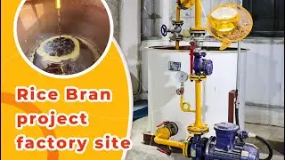 🔥Automated cooking oil processing equipment | Inside a Rice Bran Oil Factory🚀🌾