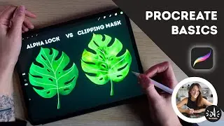 Procreate Basics: Alpha Lock vs Clipping Mask (Finally Explained!)