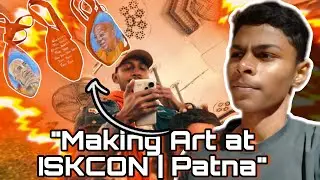 Art at ISKCON Patna & Buying Art Materials | Peaceful Experience#art #drawing #sketch 
