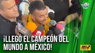 ¡INCREÍBLE! ANGEL CORREA COLAPSA el AEROPUERTO a su llegada a TIGRES en la LIGA MX