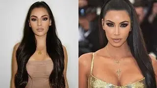 GET READY WITH ME♡ KIM KARDASHIAN INSPIRED HAIR & MAKEUP!
