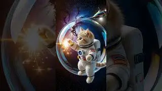 Cute Astronaut Cat 😍 #cute #astronaut #cat #space #shorts #cutecat #foryou #fyp #viral #subscribe#yt